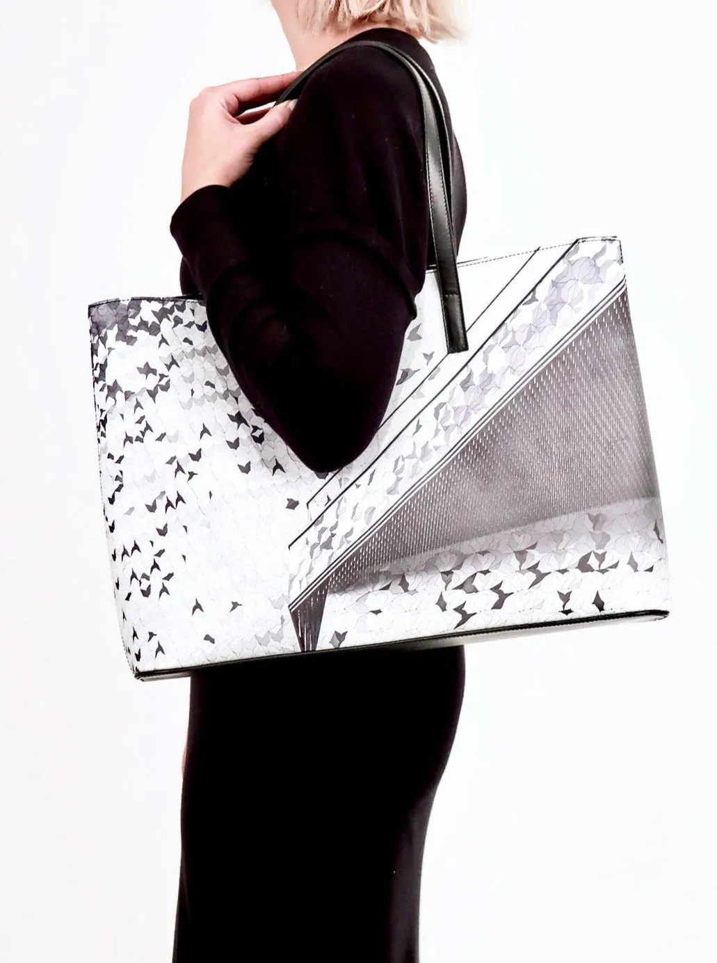 Jessica Murray Designs Leather Tote in Philharmonie de Paris by Jessica Murray