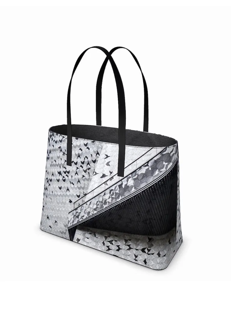 Jessica Murray Designs Leather Tote in Philharmonie de Paris by Jessica Murray