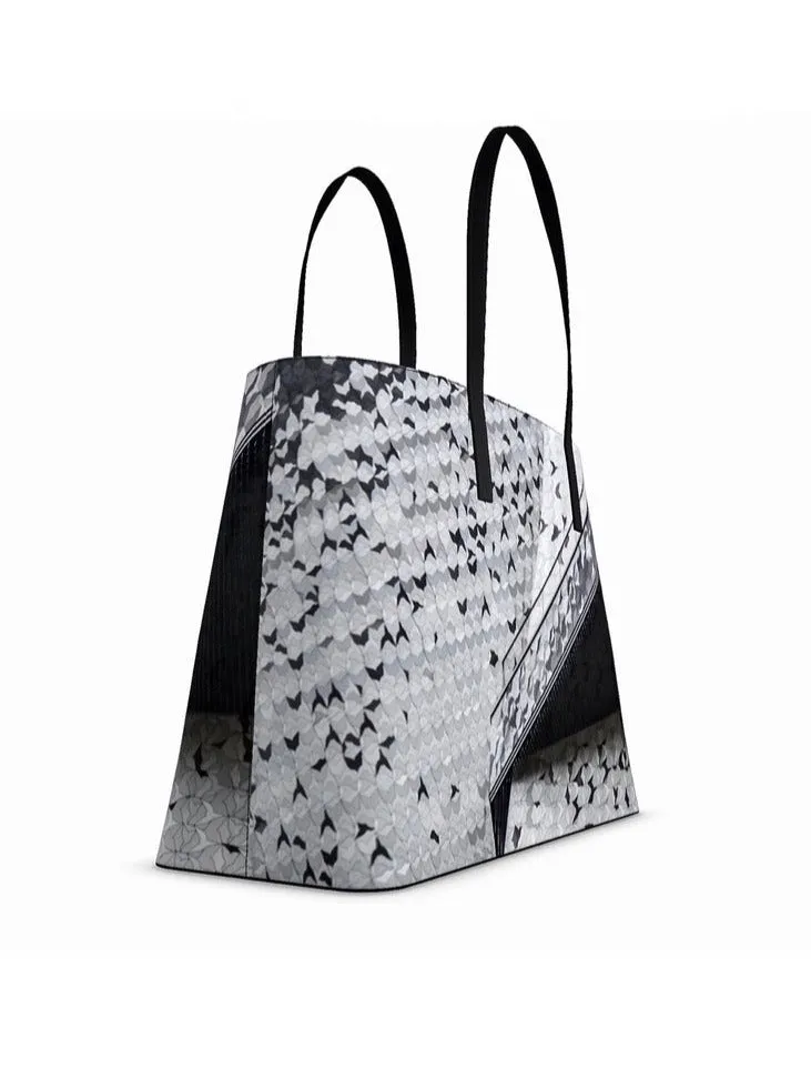 Jessica Murray Designs Leather Tote in Philharmonie de Paris by Jessica Murray