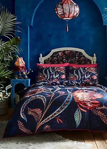 Joe Browns Flamboyant Florals Cotton 200 Thread Count Reversible Duvet Cover Set | Kaleidoscope