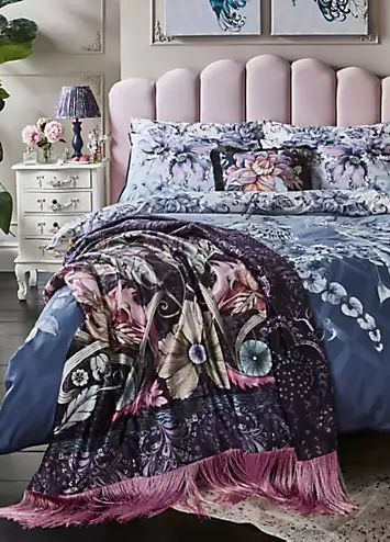 Joe Browns Poised Peacocks Cotton 200 Thread Count Reversible Duvet Cover Set | Kaleidoscope