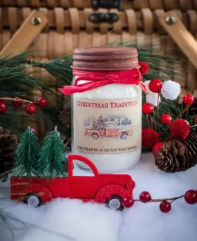 Jumbo 16 oz Soy Wax Christmas Candles