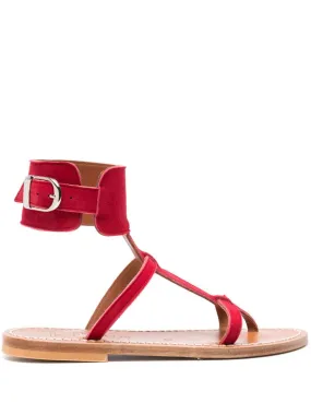 K Jacques St Tropez    K Jacques St Tropez Caravelle Leather Flat Sandals