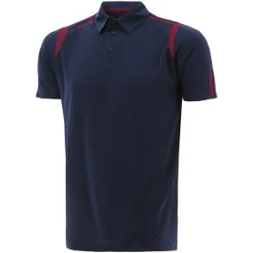 Kids' Loxton Polo Shirt Marine / Maroon