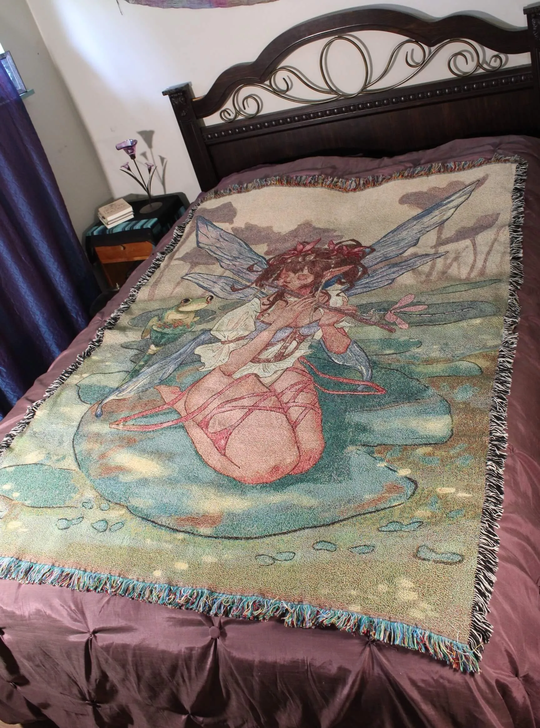 Lilypad Fairy Tapestry Blanket