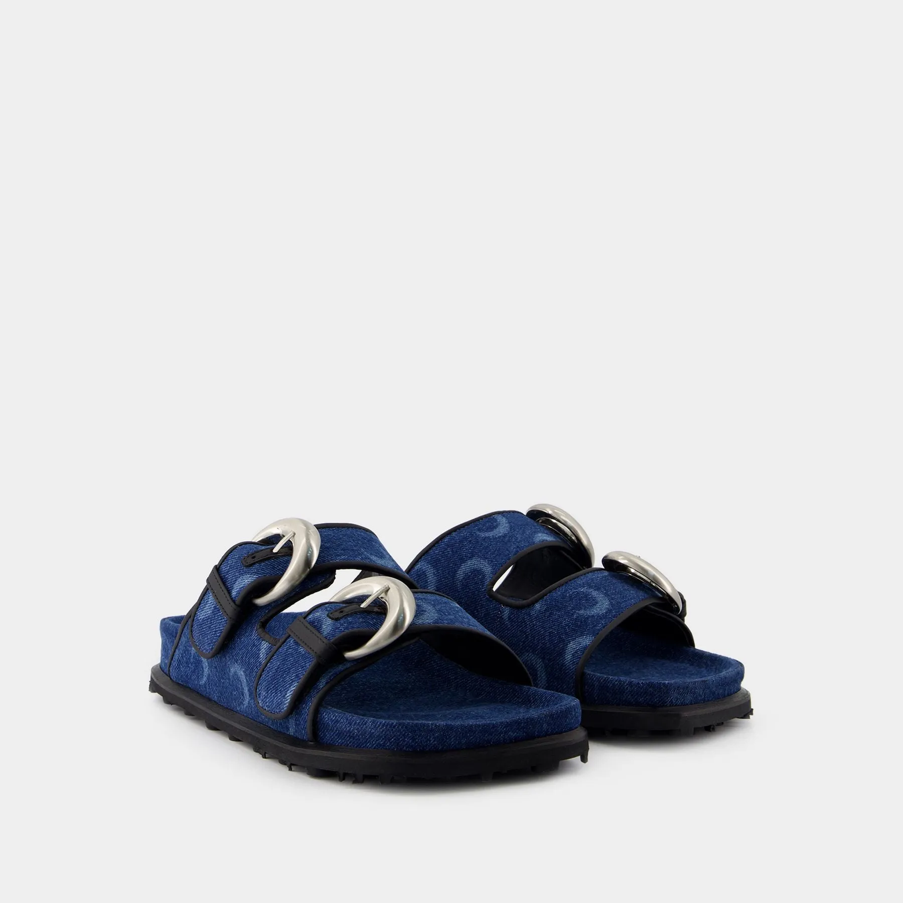 Marine Serre  Deadstock Ms Ground Sandals - Marine Serre - Rubber - Blue Laser