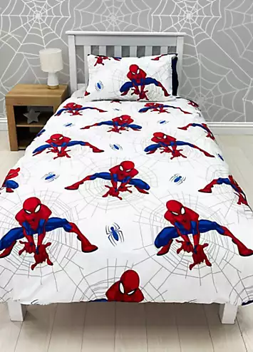 Marvel Spiderman Crimefighter Reversible Single Duvet Cover Set | Kaleidoscope