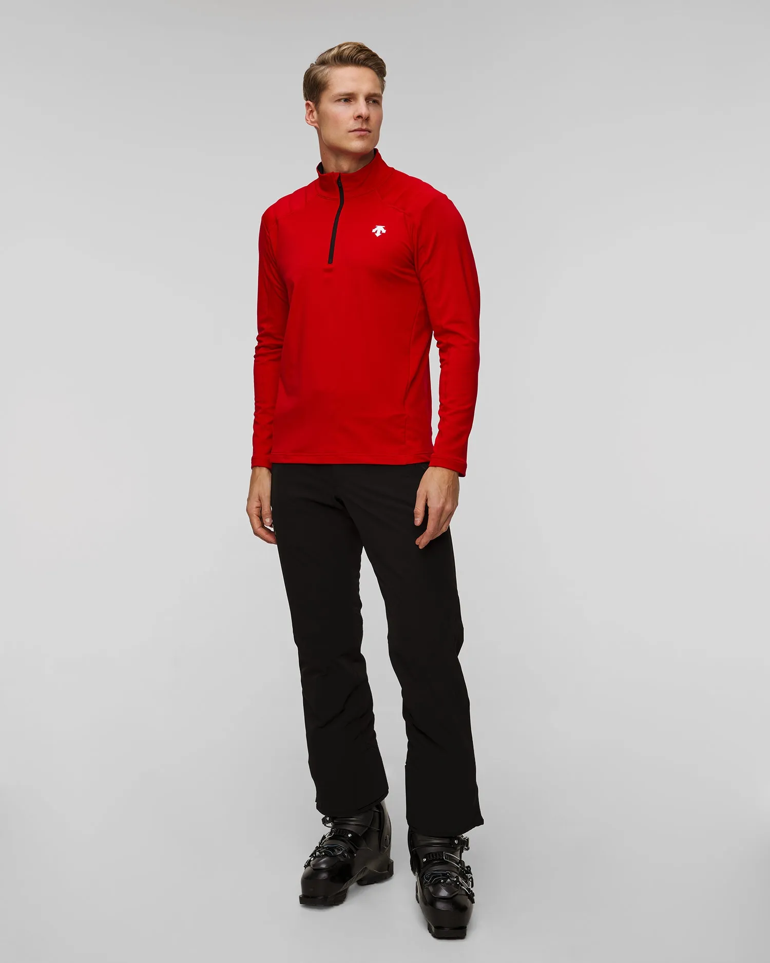 Men's half zip turtleneck Descente Shoulder Trim DWMYGB21-erd