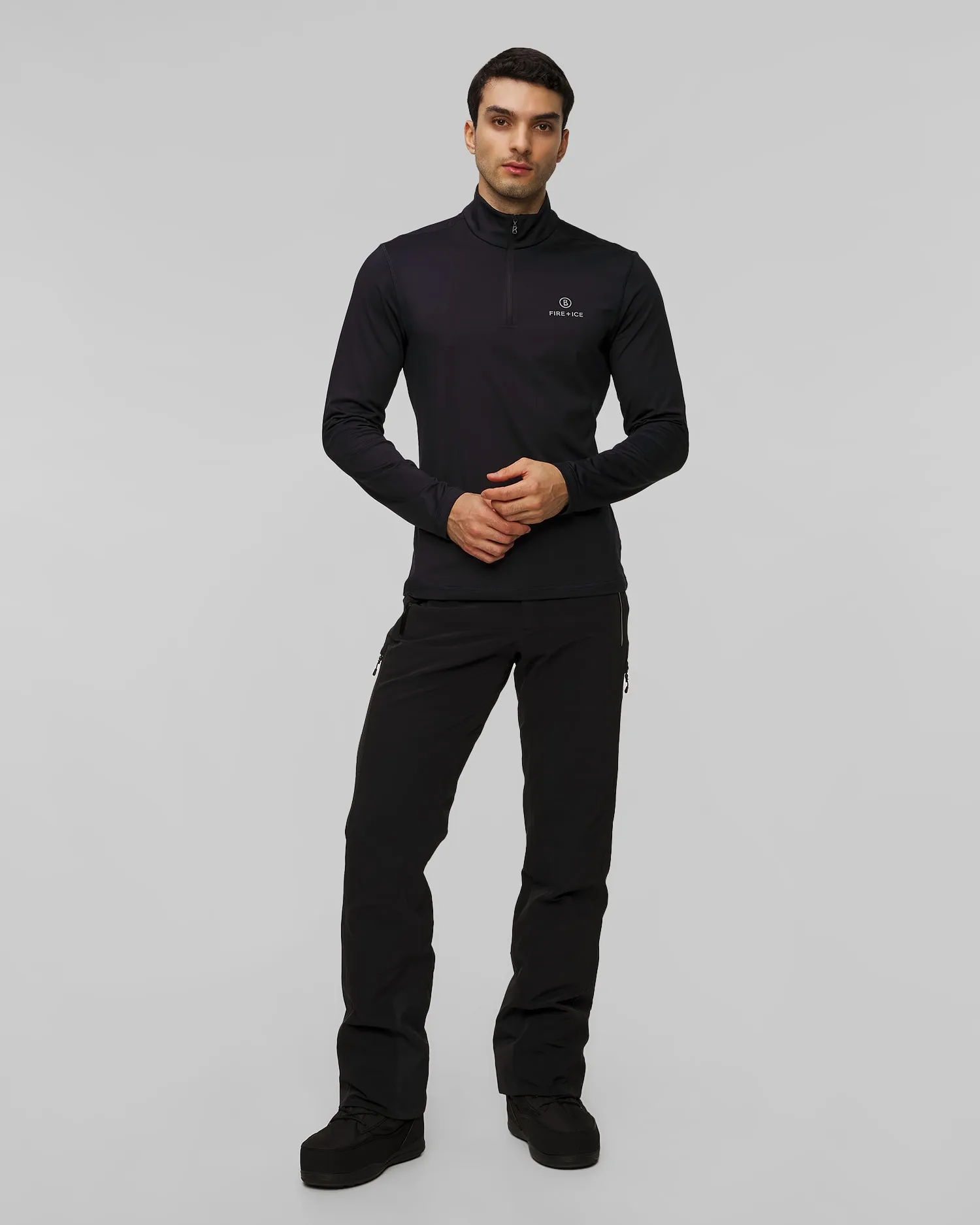 Men's navy blue turtleneck BOGNER FIRE+ICE Pascal 54094946-468