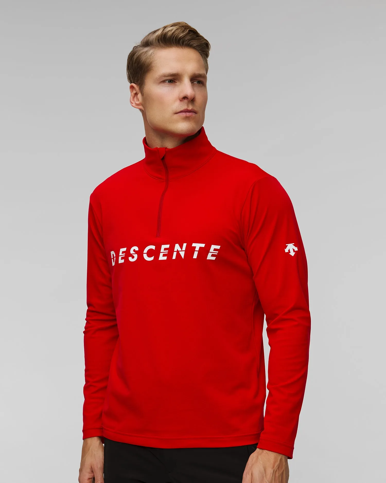 Men's ski turtleneck Descente Chest Logo DWMYGB20-erd