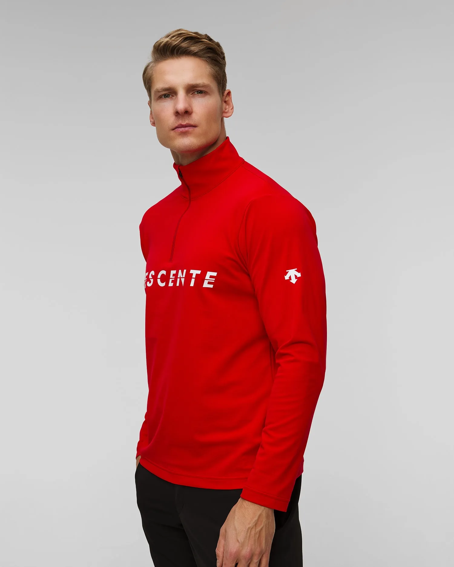 Men's ski turtleneck Descente Chest Logo DWMYGB20-erd