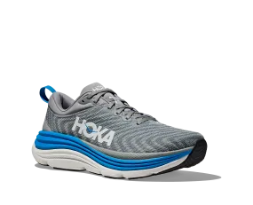 Men's Hoka Gaviota 5 Color: Limestone / Diva Blue