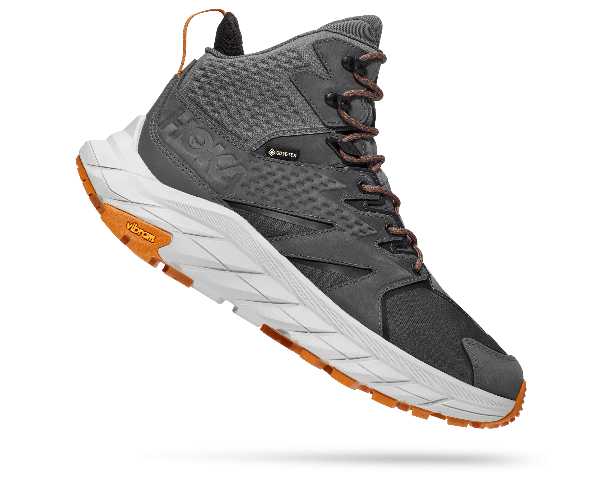 Men's Hoka One One Anacapa Mid GTX Color: Castlerock / Harbor Mist