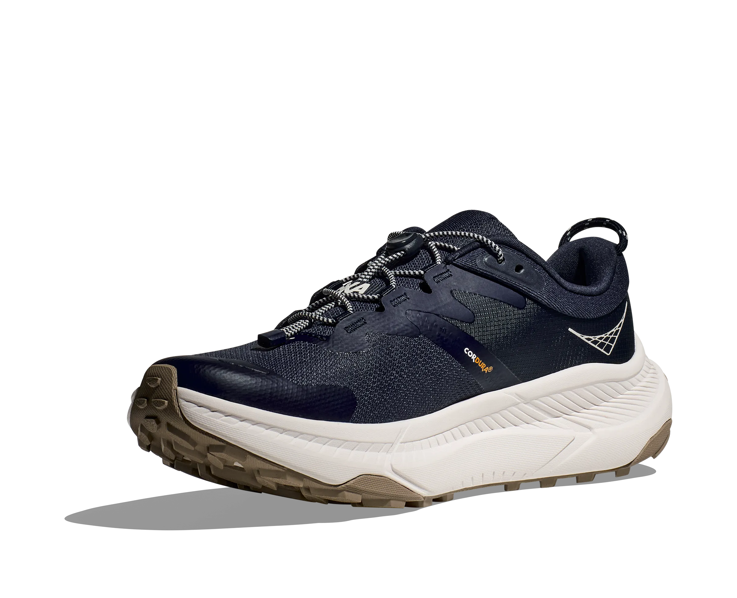 Men's Hoka Transport Color: Varsity Navy/ White (WIDE WIDTH)