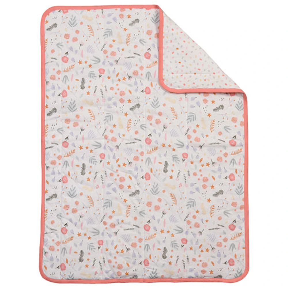 NEMCOR INC Nemcor First Quilted Jersey Cotton Blanket - Floral