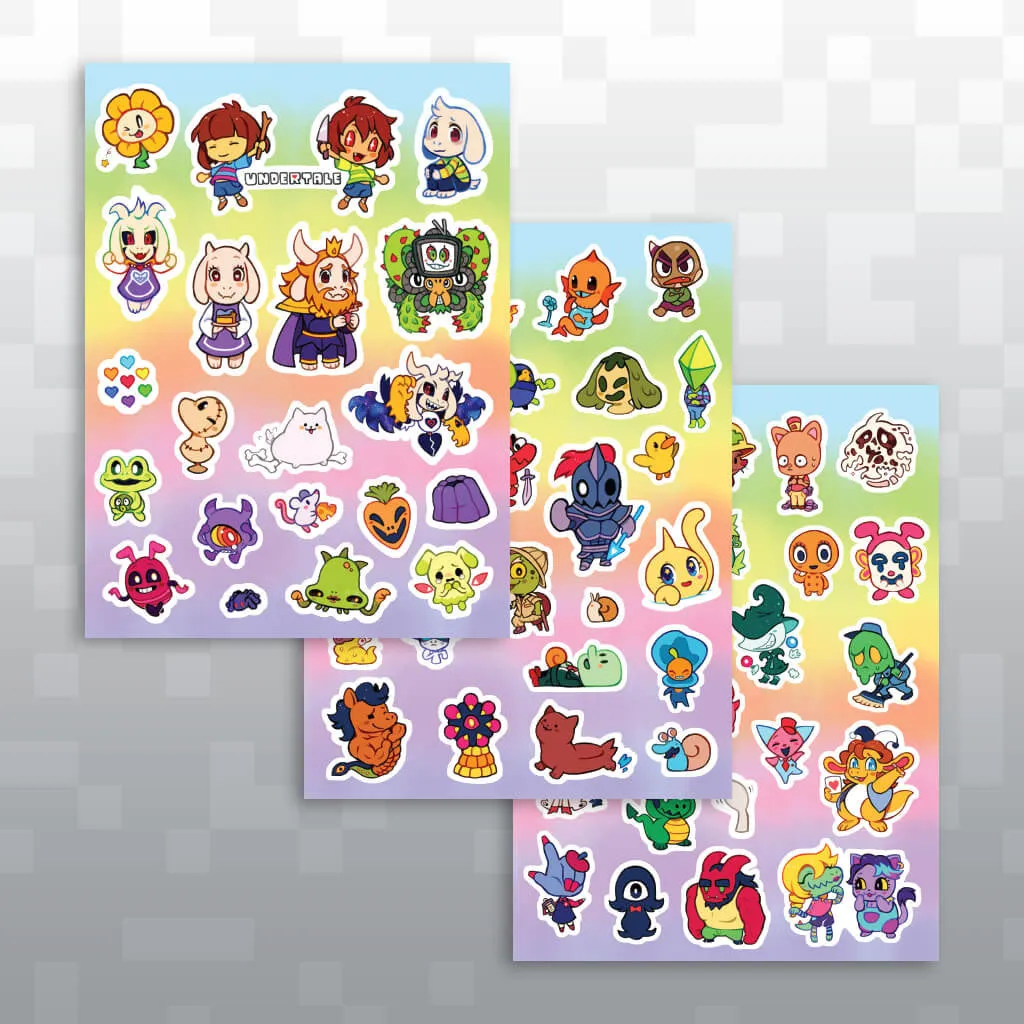 New Friends Sticker Sheet Set A