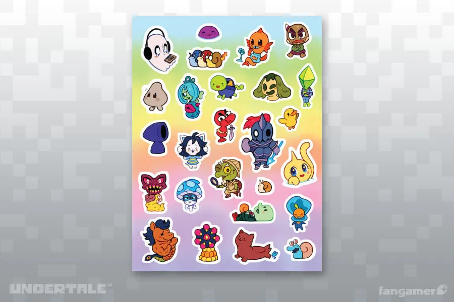 New Friends Sticker Sheet Set A