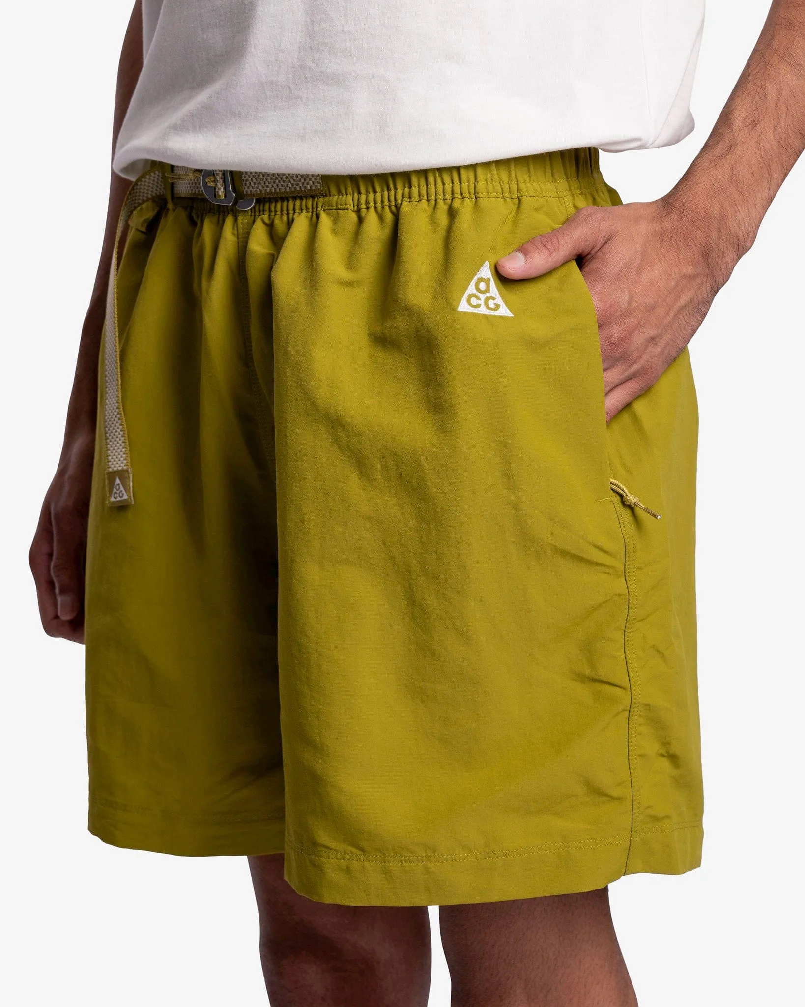 Nike ACG Trail Shorts in Moss