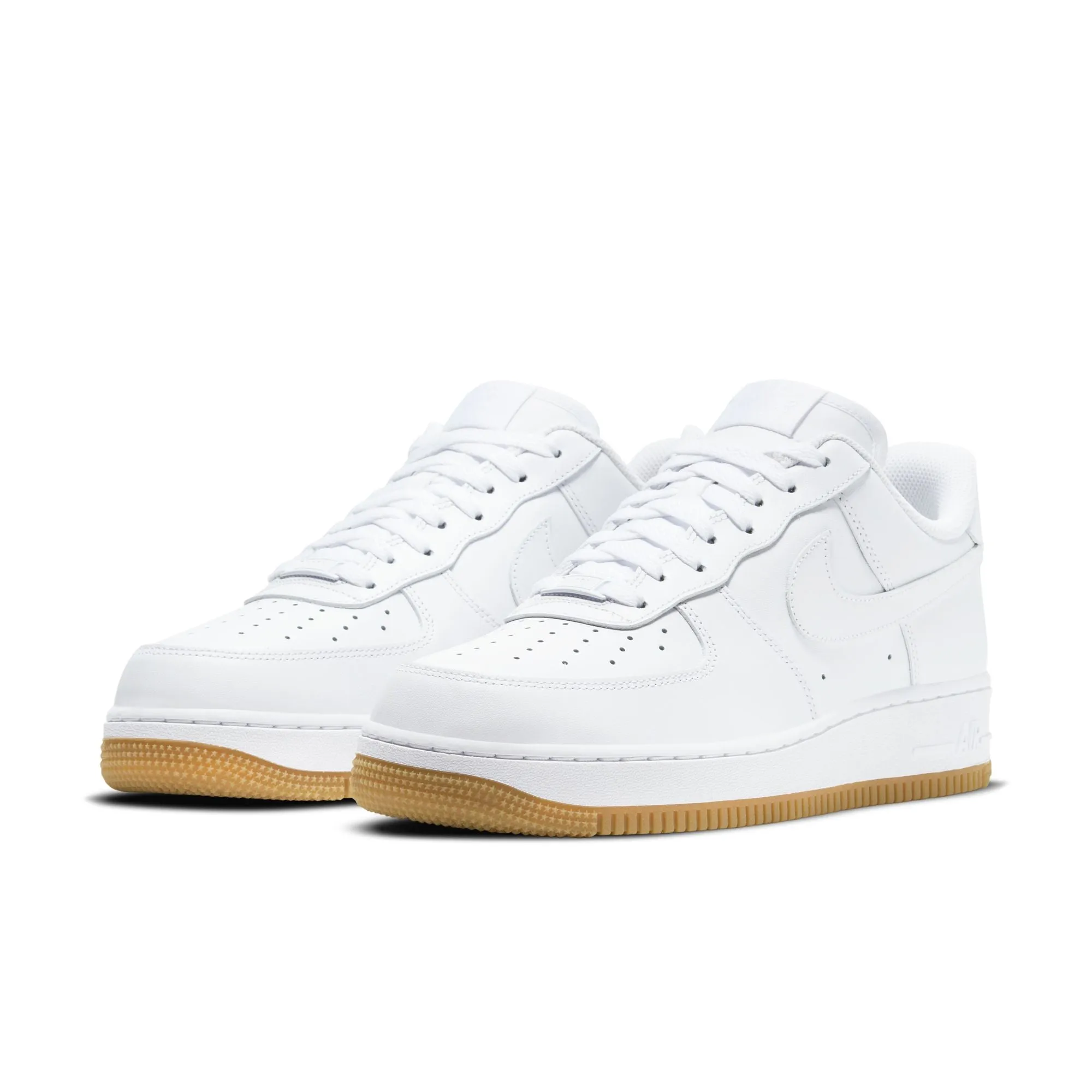 Nike Air Force 1 '07 (White/White/Gum Light Brown)