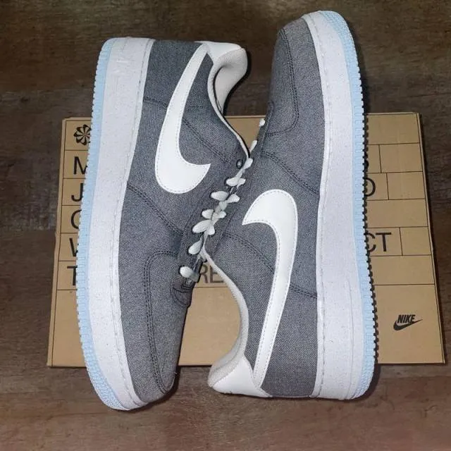 Nike Air Force 1 Canvas "Iron Grey" Size 11