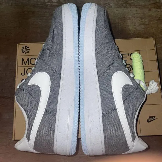 Nike Air Force 1 Canvas "Iron Grey" Size 11