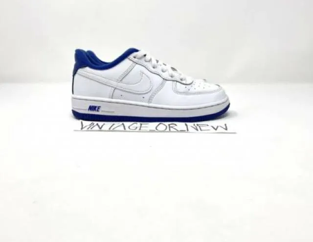 Nike Air Force 1 Low White Deep Royal Blue 2020 PS Presc...