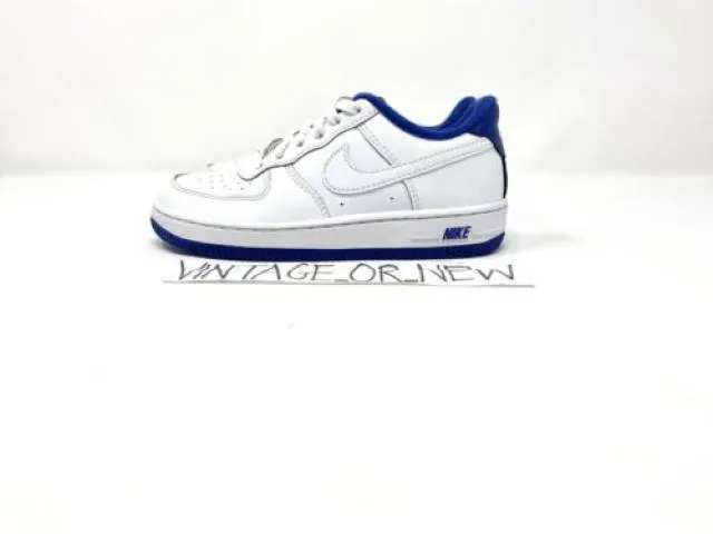 Nike Air Force 1 Low White Deep Royal Blue 2020 PS Presc...