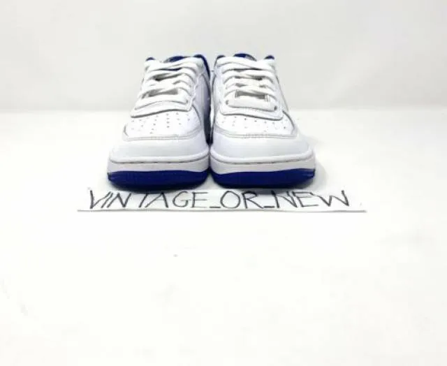 Nike Air Force 1 Low White Deep Royal Blue 2020 PS Presc...