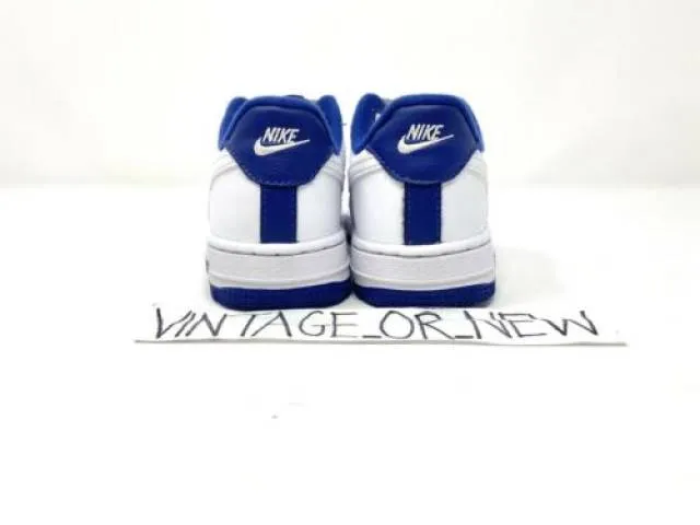 Nike Air Force 1 Low White Deep Royal Blue 2020 PS Presc...