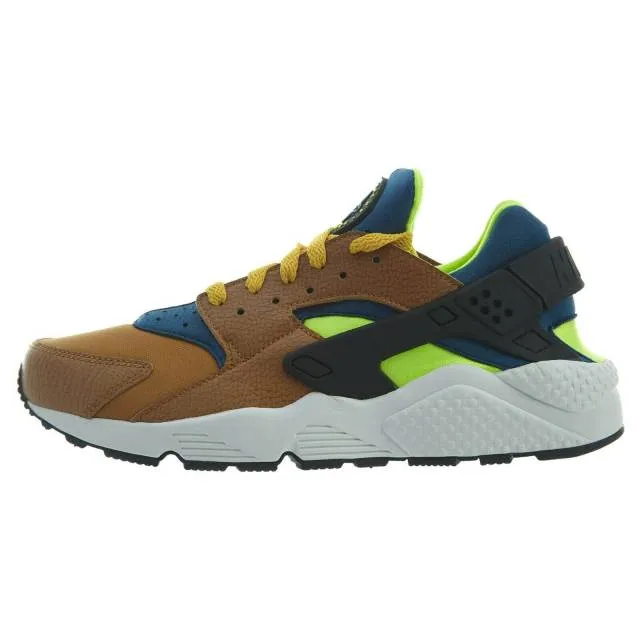 Nike Air Huarache Run Desert Ochre Blue Force Volt 31842...