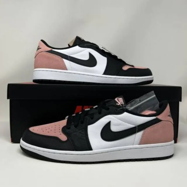 Nike Air Jordan Retro I 1 Low OG Bleached Coral Pink Men...