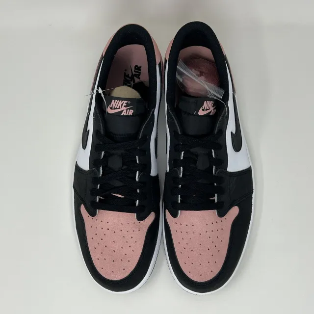 Nike Air Jordan Retro I 1 Low OG Bleached Coral Pink Men...