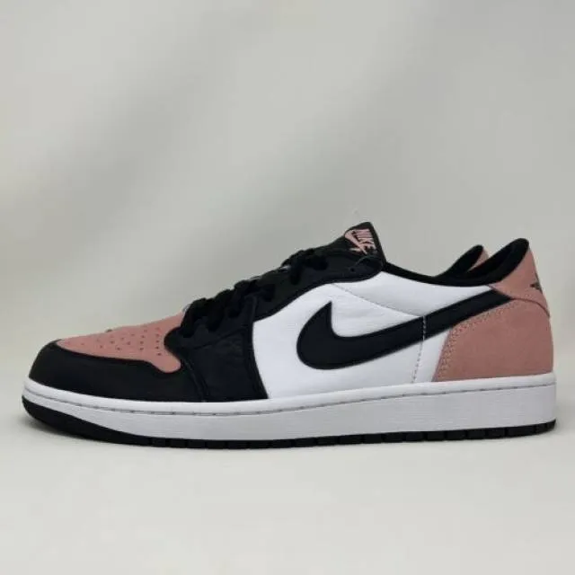 Nike Air Jordan Retro I 1 Low OG Bleached Coral Pink Men...