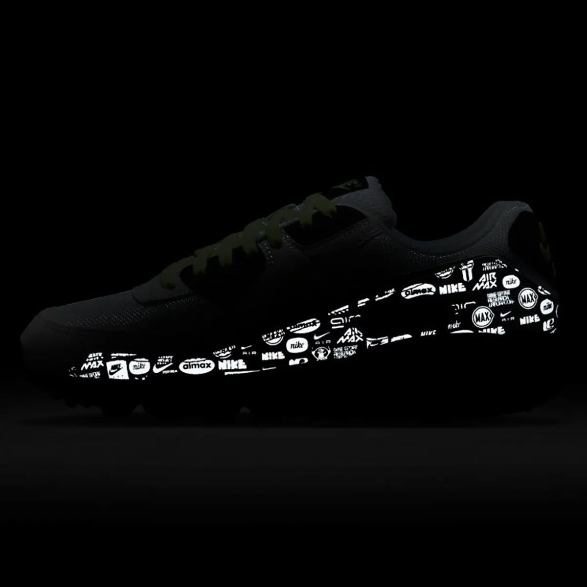 Nike Air Max 90 White/Volt-Black-Pure Platinum