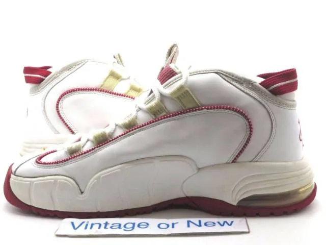 Nike Air Max Penny 1 I White Varsity Red 2005 sz 10.5