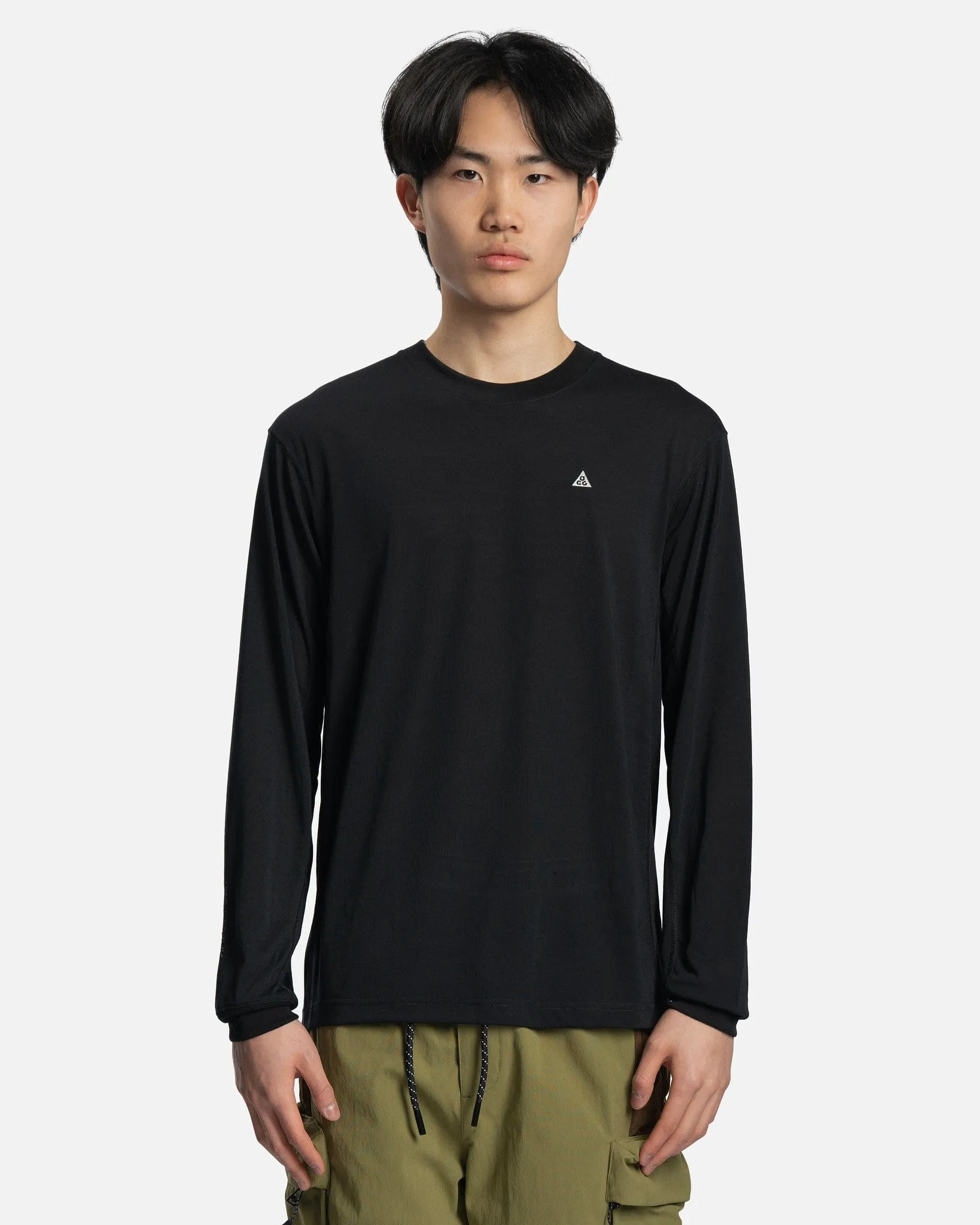 Nike Dri-FIT ACG "Goat Rocks" Long Sleeve Top in Black