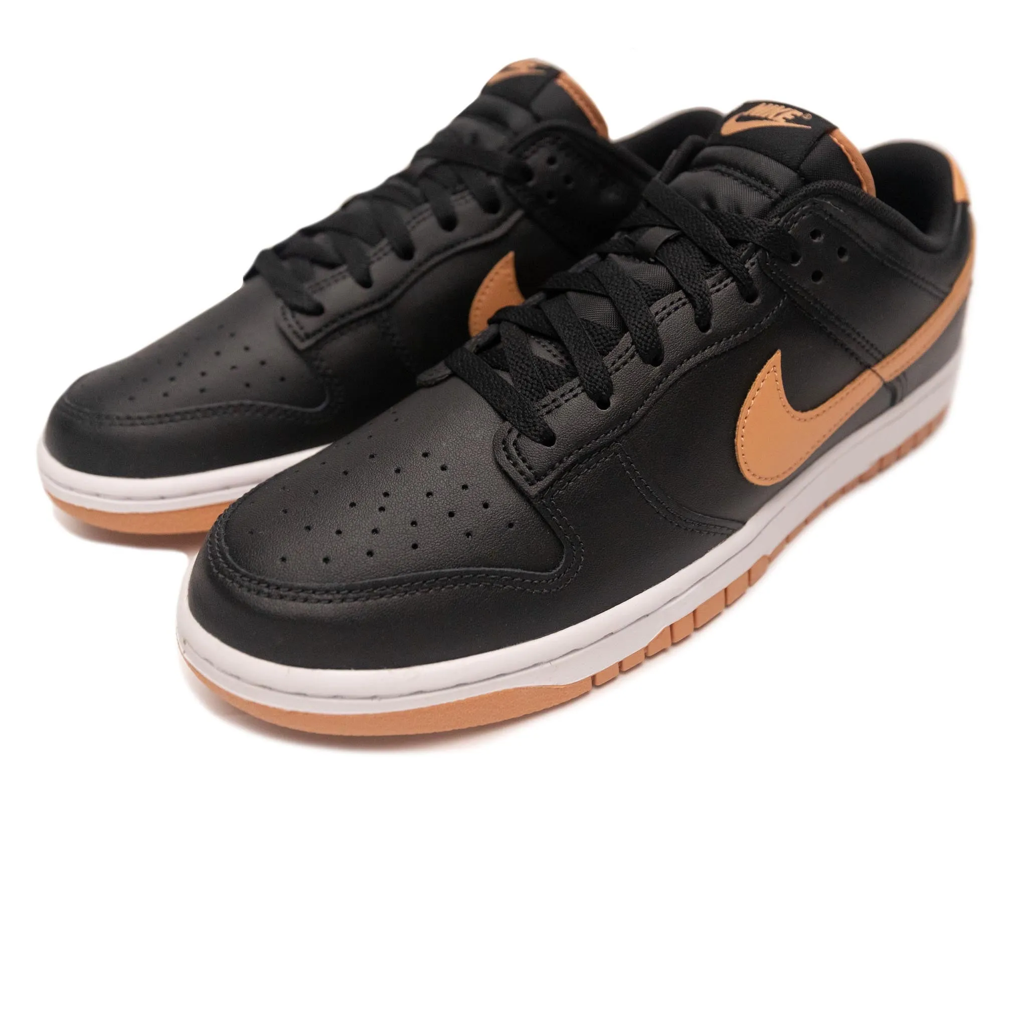 Nike Dunk Low Retro 'Black/Amber Brown'