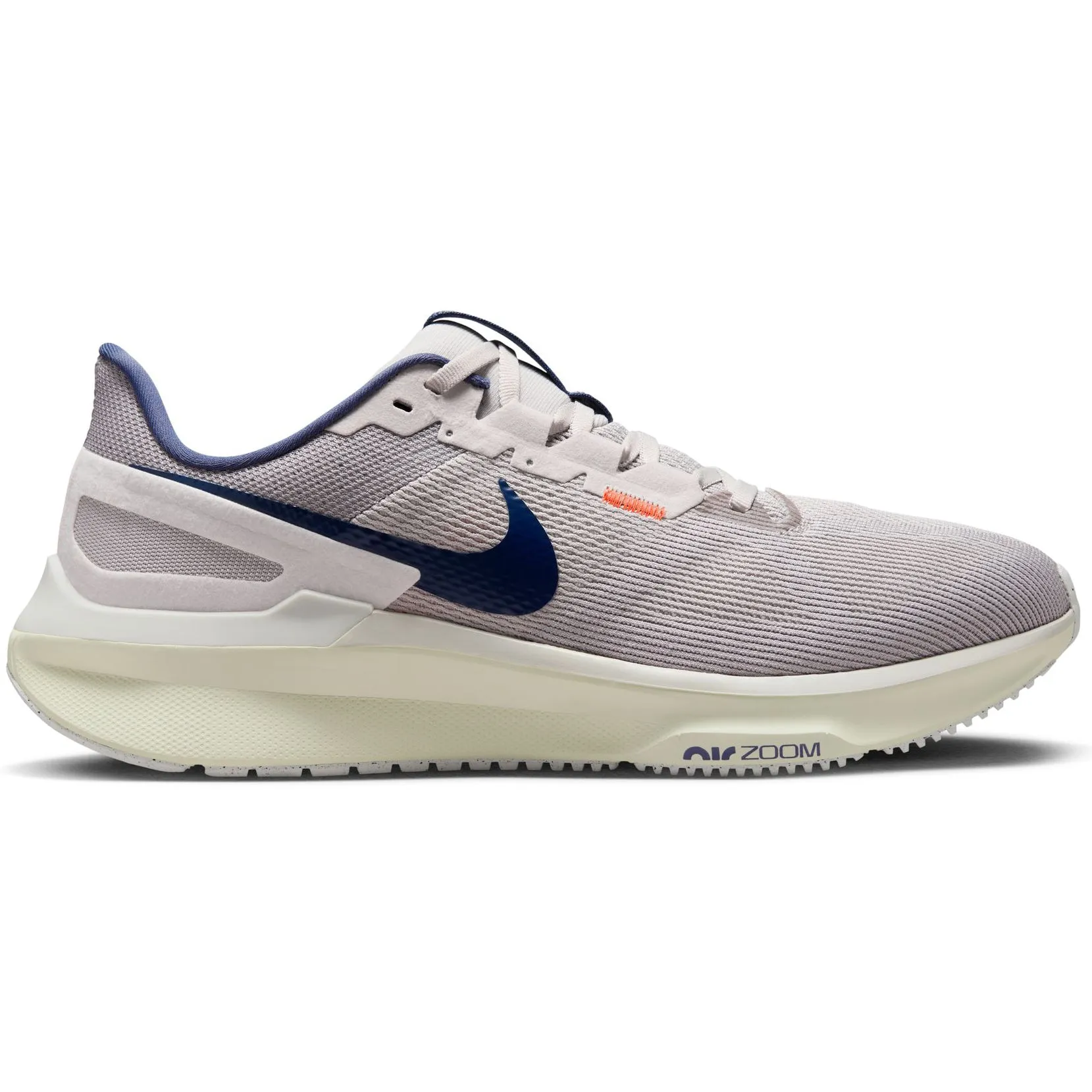 Nike Men's Air Zoom Structure 25 Running Shoes Light Iron Ore / Total Orange / Atmosphere Grey / Thunder Blue