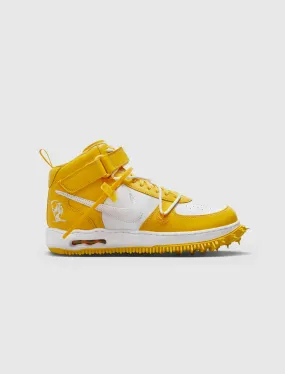 NIKE OFF-WHITE X AIR FORCE 1 MID VARSITY MAIZE   YELLOW