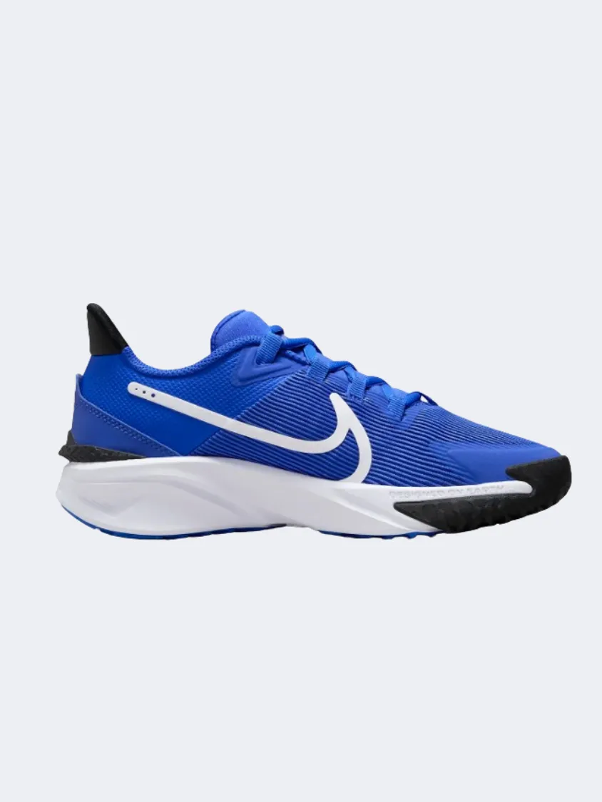 Nike Star Runner 4 Gs Boys Running Shoes Royal/White/Black