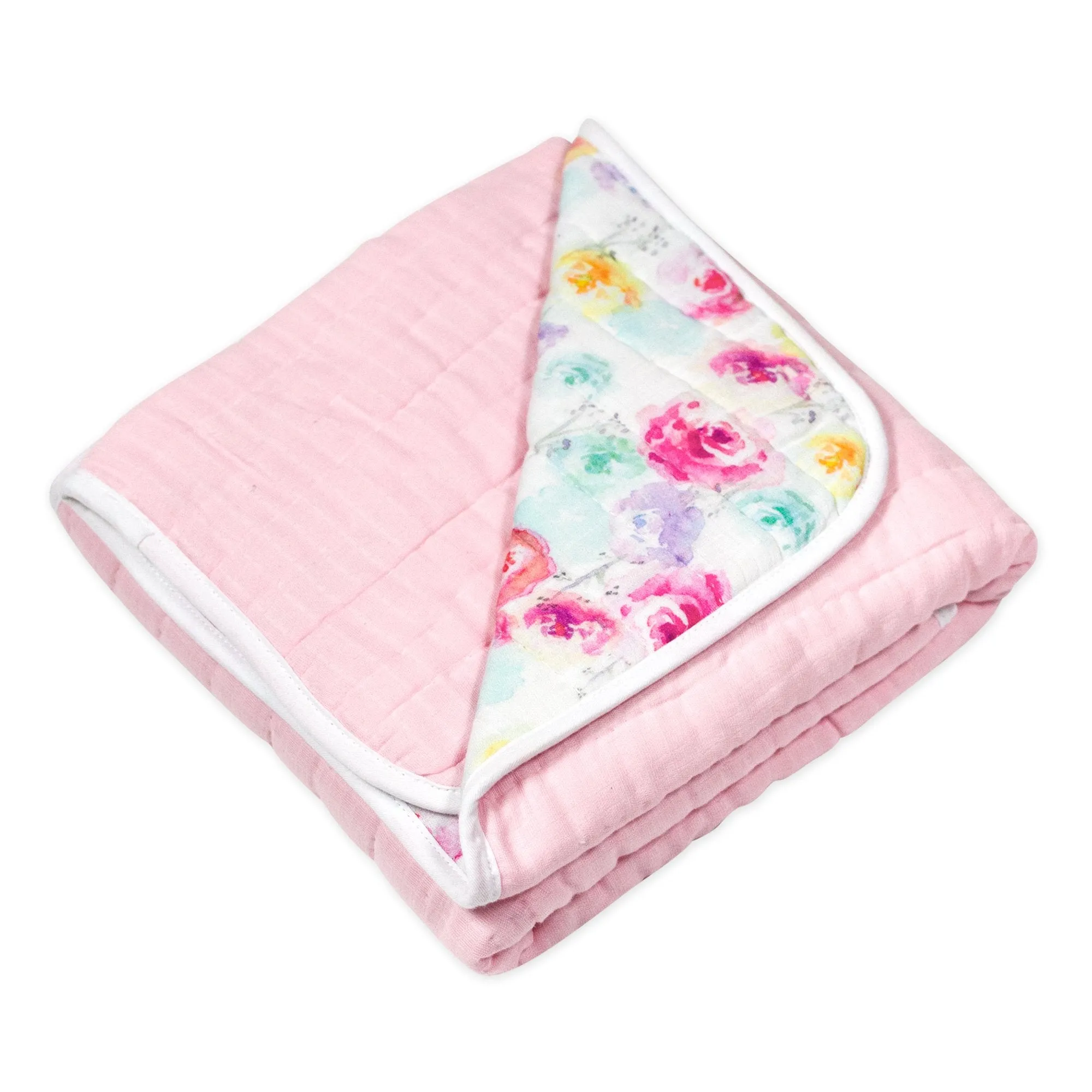 Organic Cotton Hand-Quilted Blanket