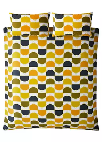 Orla Kiely Block Stem 100% Cotton Percale 200 Thread Count Duvet Cover Set | Kaleidoscope