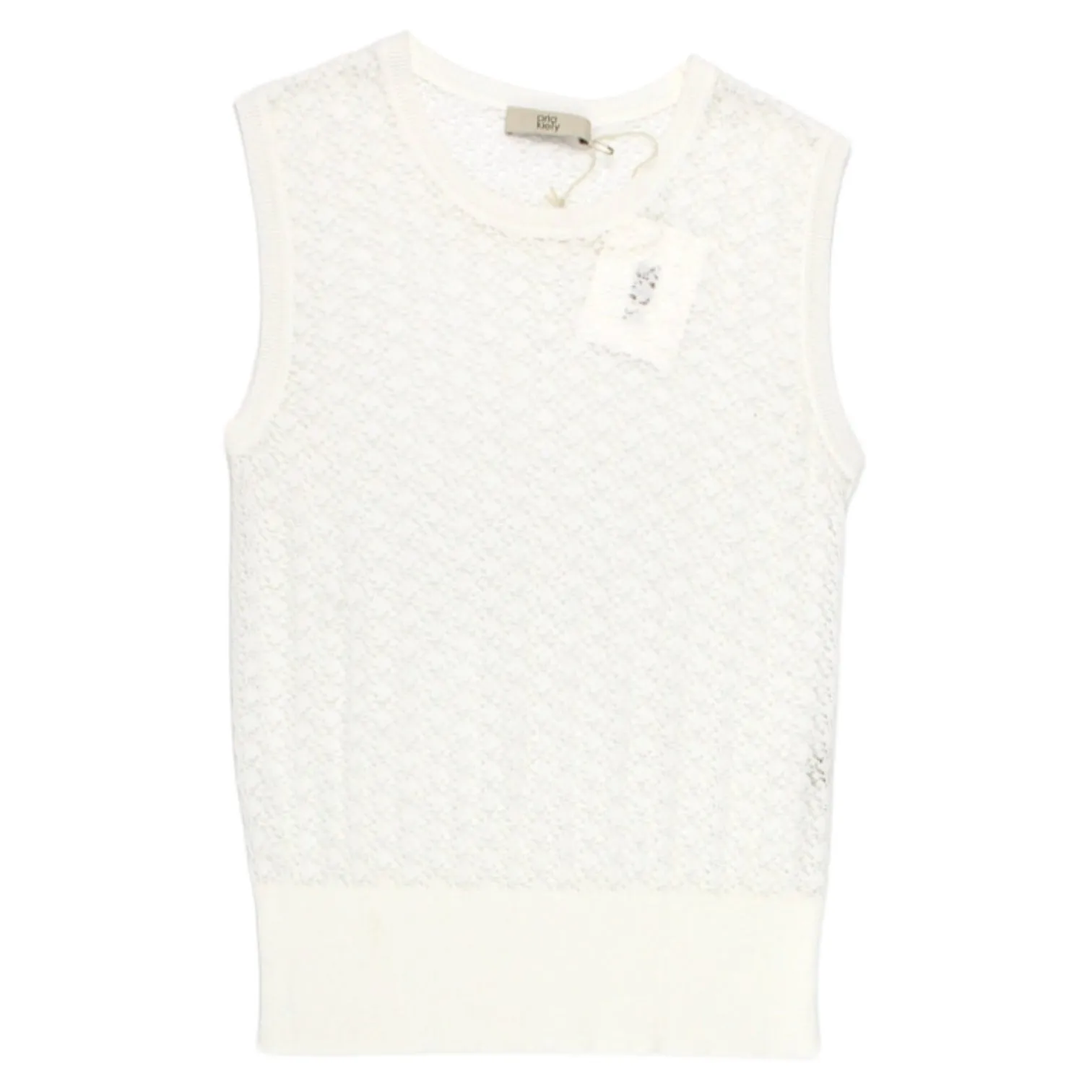 Orla Kiely Cream Pointelle Tank