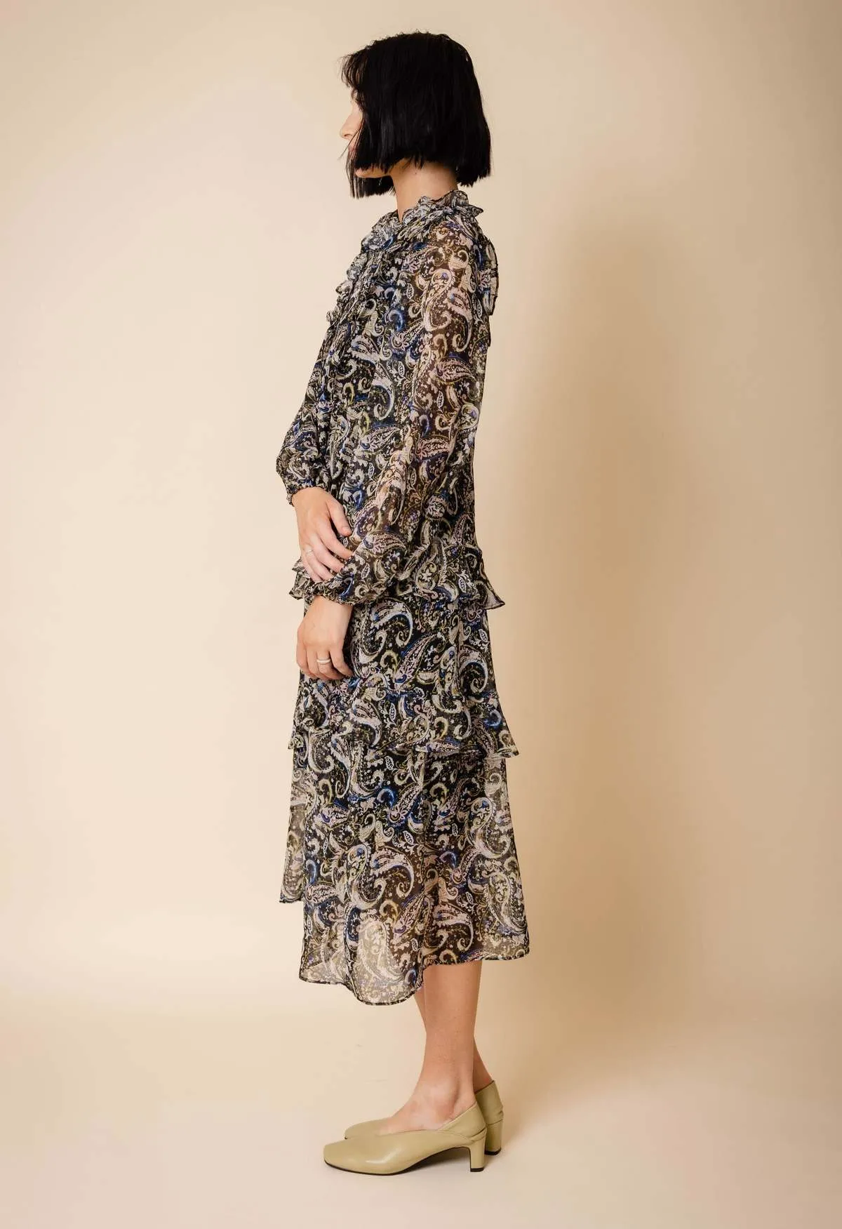 Paisley Dress - Black