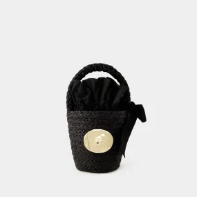 PATOU  Bucket Bag - PATOU - Raffia - Black