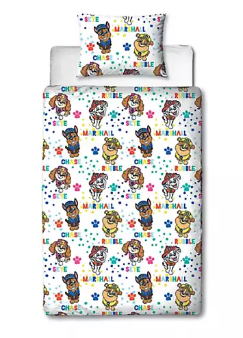 PAW Patrol Splodge Single Duvet Cover Set | Kaleidoscope