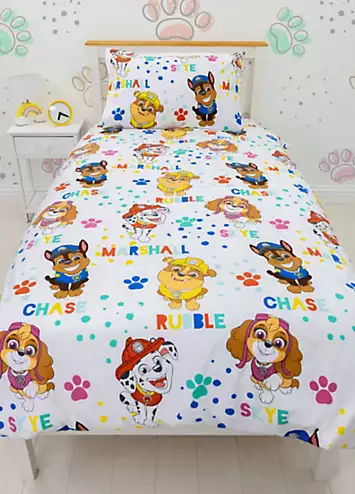 PAW Patrol Splodge Single Duvet Cover Set | Kaleidoscope