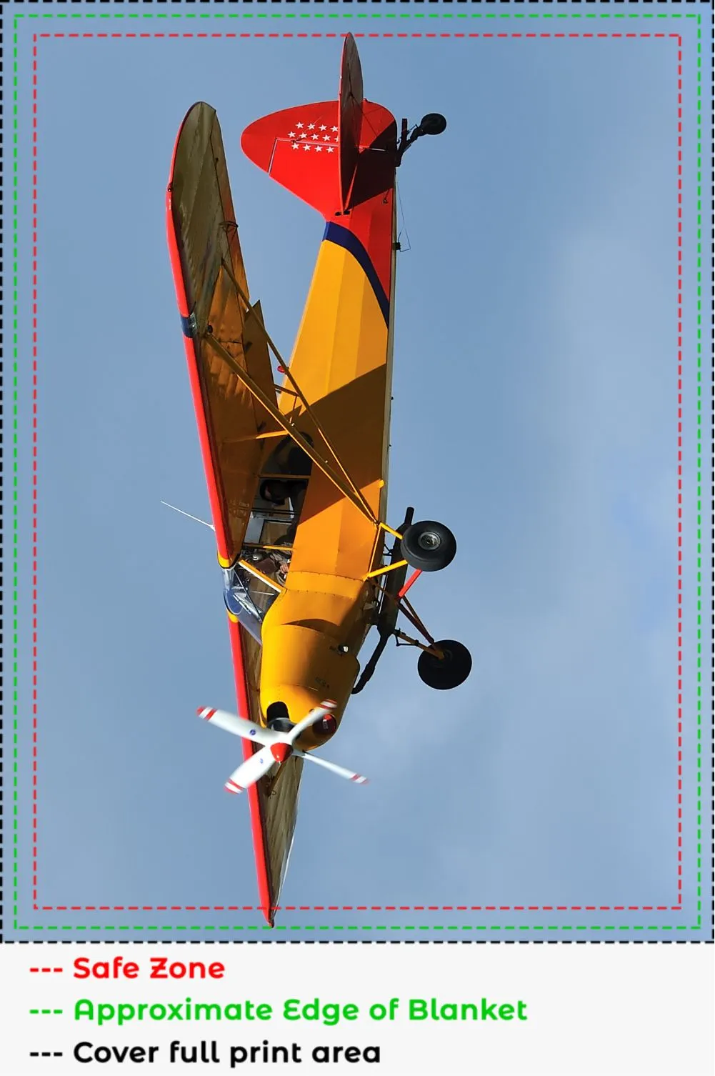 Piper Cub Sky Blanket