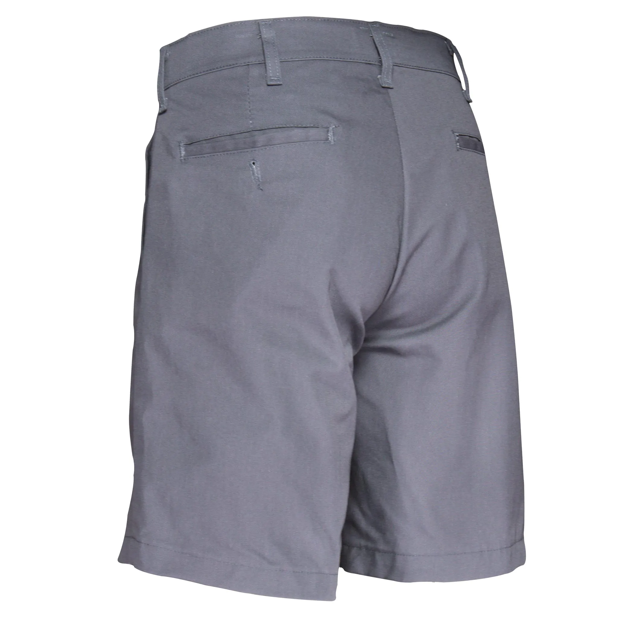 Plain Front Short Charcoal