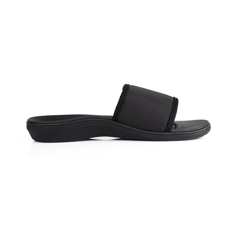 PowerStep Men's Sandals with Arch Support | Slip-on Orthotic Slide Sandal